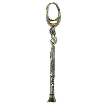 Keyring Pewter Clarinet