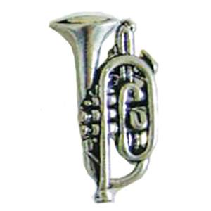 Pewter Pin Badge Cornet