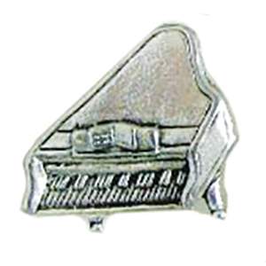 Pewter Pin Badge Piano