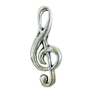 Pewter Pin Badge Treble Clef