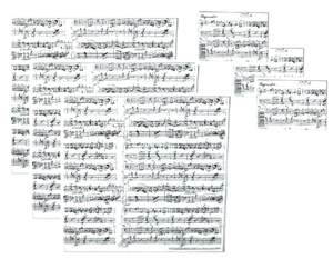 Mozart Manuscript White Gift Wrap Pack