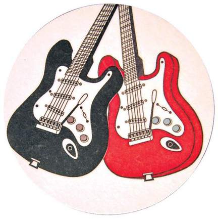 Mugmats Red & Black Electric Guitars