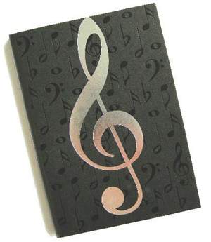 Black Notes & Silver Clef Journal