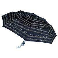 Umbrella Singin' in the Rain Black Mini