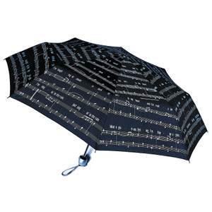 Singin' in the Rain Black Mini Umbrella