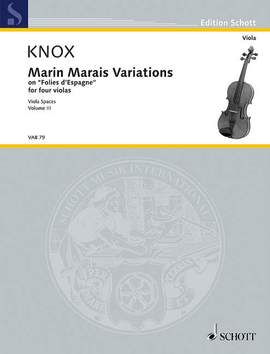 Knox, G: Marin Marais Variations Vol. III