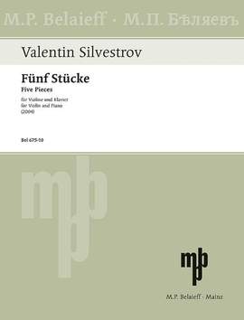 Silvestrov, V: Melodien der Augenblicke - Zyklus I