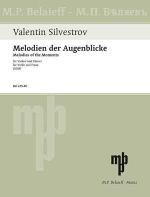 Silvestrov, V: Melodies of the Moments - Cycle IV