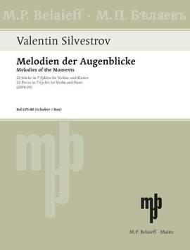 Silvestrov, V: Melodien der Augenblicke - Zyklus V
