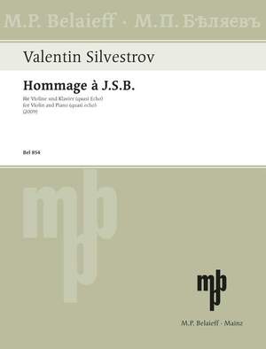 Silvestrov, V: Hommage à J.S.B.