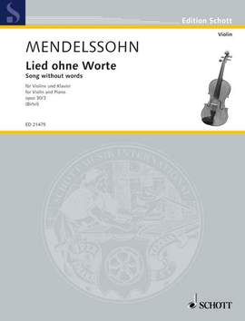Mendelssohn: Song without words op. 30/3