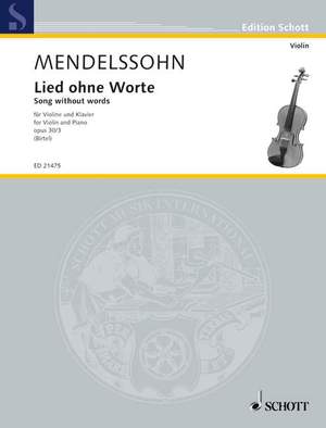 Mendelssohn: Song without words op. 30/3