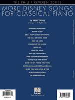 More Disney Songs for Classical Piano Product Image