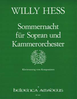 Hess, W: Summer night (Manfred Kyber) op. 73