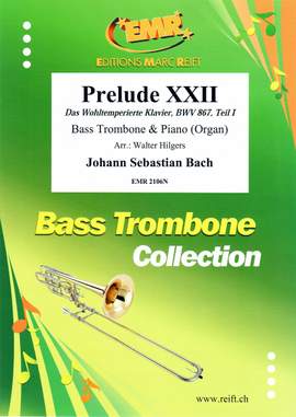 Bach, Johann Sebastian: Prelude No 22 in D min from "The  Well-Tempered Clavier" Book 1