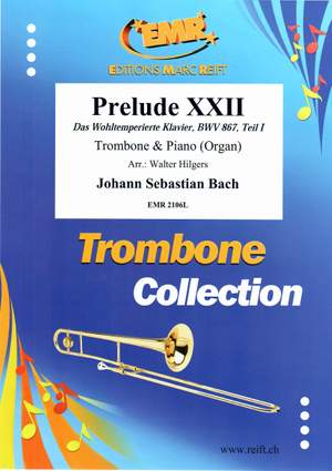 Bach, Johann Sebastian: Prelude No 22 in D min from "The  Well-Tempered Clavier" Book 1