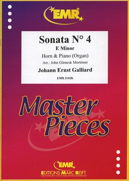 Galliard, Johann: Sonata No 4 in E min