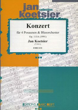 Koetsier, Jan: Quadruple Trombone Concertino in F min  op 115 (1988)