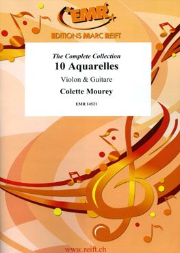 Mourey, Colette: 10 Aquarelles