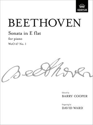 Beethoven: Sonata in E flat, WoO 47 No. 1
