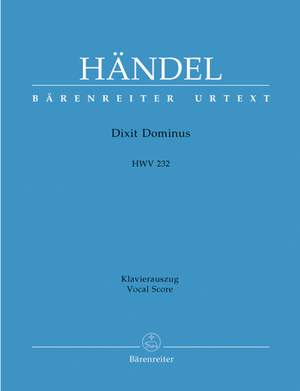 Handel, GF: Dixit Dominus HWV 232