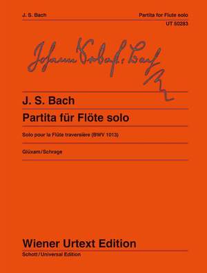 Bach, J S: Partita A minor for flute solo BWV 1013