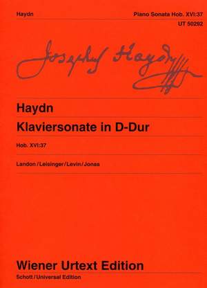 Haydn, J: Piano Sonata D Major Hob. XVI:37