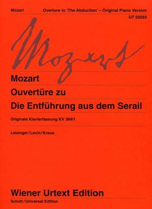 Mozart, W A: Overture to "The Abduction"