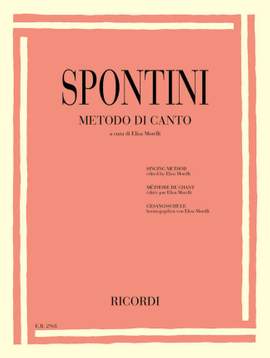 Spontini: Metodo di Canto