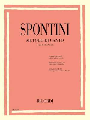 Spontini: Metodo di Canto