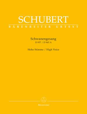 Schubert, F: Schwanengesang