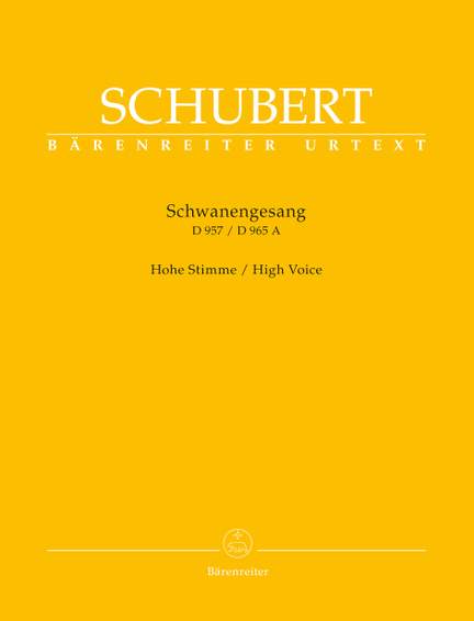 Schubert, F: Schwanengesang