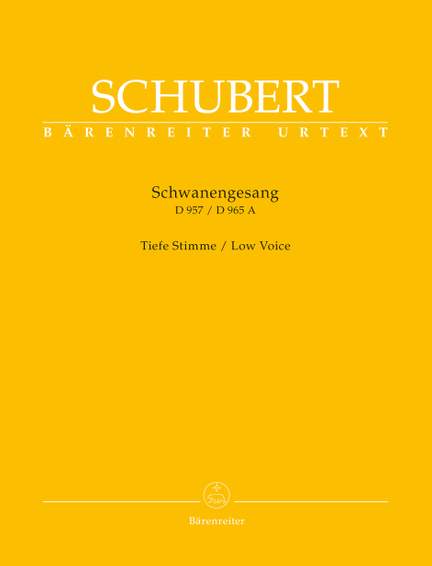 Schubert, F: Schwanengesang