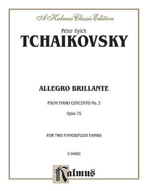 Pyotr Ilyich Tchaikovsky: Piano Concerto No. 3, Op. 75, (1st movement only) (Allegro Brillante)