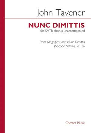 John Tavener: Nunc Dimittis (Second Setting 2010)