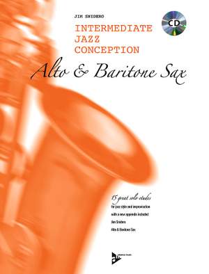 Snidero, J: Intermediate Jazz Conception Alto & Baritone Saxophone