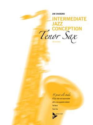 Snidero, J: Intermediate Jazz Conception Tenor Saxophone
