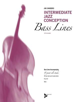 Snidero, J: Intermediate Jazz Conception Bass Lines