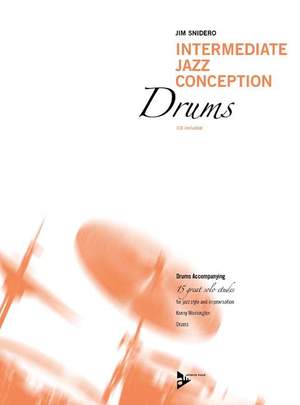 Snidero, J: Intermediate Jazz Conception Drums Accompanying