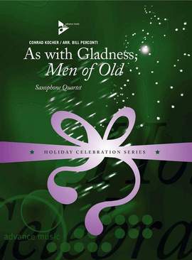 Kocher, C: As with Gladness, Men of Old