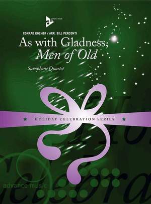 Kocher, C: As with Gladness, Men of Old