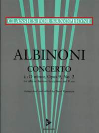 Albinoni, T: Concerto in D Minor op. 9/2