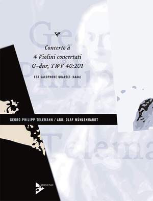 Telemann: Concerto à 4 Violini concertati TWV 40:201