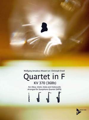 Mozart, W A: Quartet in F KV 370 (368b)