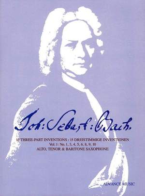 Bach, J S: 15 Three-Part Inventions Vol. 1