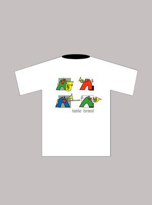 T-Shirt "Brass" (M), weiß