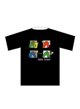 T-Shirt "Brass" (M), schwarz