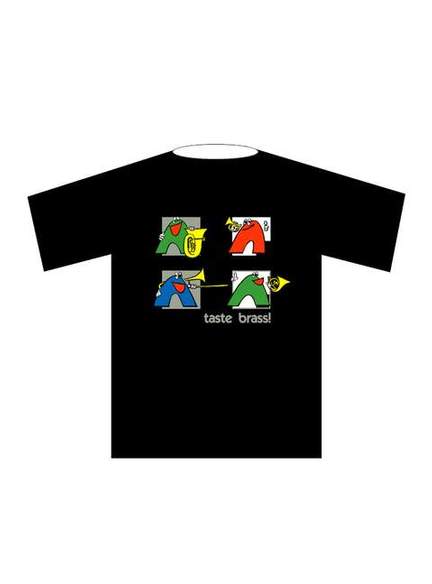 T-Shirt "Brass" (M), black