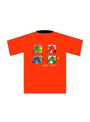 T-Shirt "Brass" (M), rot