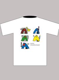 Children's T-shirt "Woodwinds" (M), white